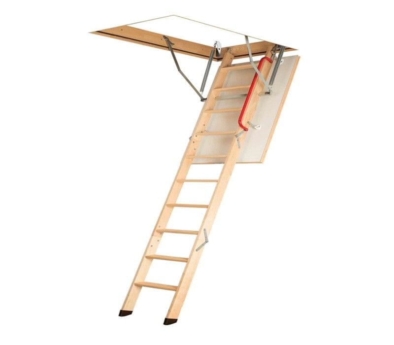 Scară pod FAKRO LWK Komfort – lemn termoizolată, modulară | TotalRoof.ro