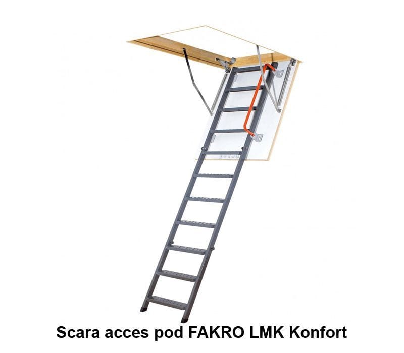 Scara pod FAKRO LMK Komfort termoizolata